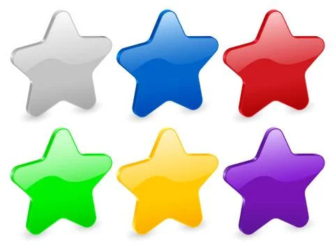 3d star icon Stock Illustration