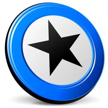 3d star icon Stock Illustration