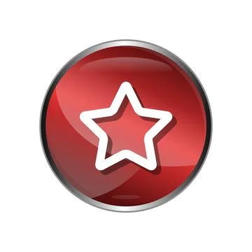 3D Star Icon Vecktor Stock Illustration