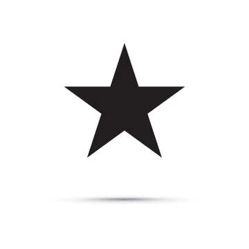 3d star shape icon Stock-Illustration