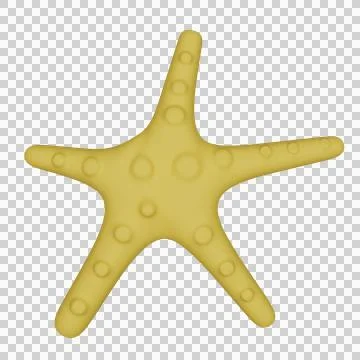 3d starfish Stock Illustration
