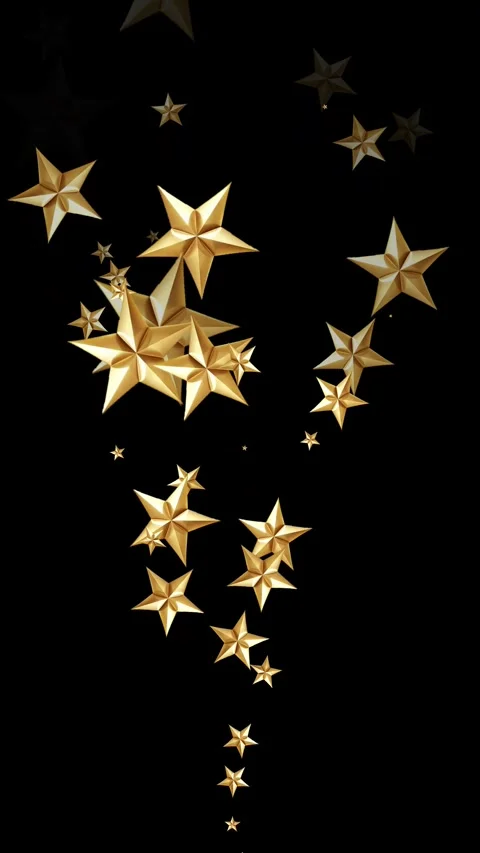 3D Stars Extraction Effect from Surface Point on Vertical Background Stock Footage 317013485
