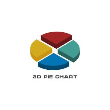 3d statistic chart graphic template Stock Illustration