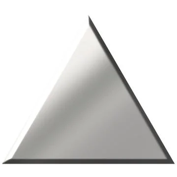 3d Steel Triangle Stock Illustration