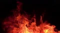 3D Stereoscopic Fire Set 08 L Eye 1000fps Slow Motion HD Footage