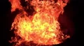 3D Stereoscopic Fire Set 20 L Eye 1000fps Slow Motion HD Footage