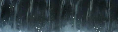 3D Stereoscopic Waterfalls 28 Timelapse Side by Side Stock Footage
