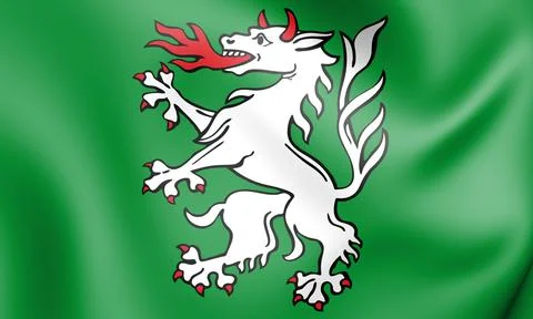 3D Steyr coat of arms, Austria. 3D Illustration. Stock Illustration