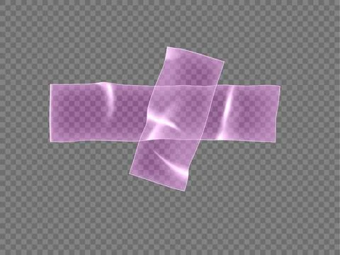3d stickers for records in the form of a thin rectangle on a transparent Illustrazione stock