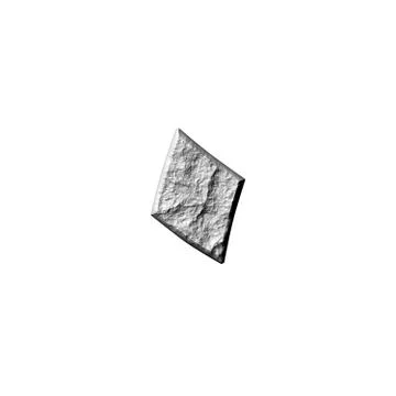 3D Stone Arab Number 0 Stock Illustration