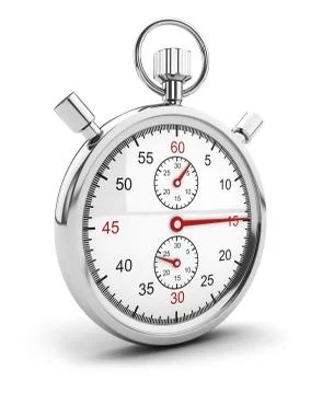 3d stopwatch icon Stock Illustration