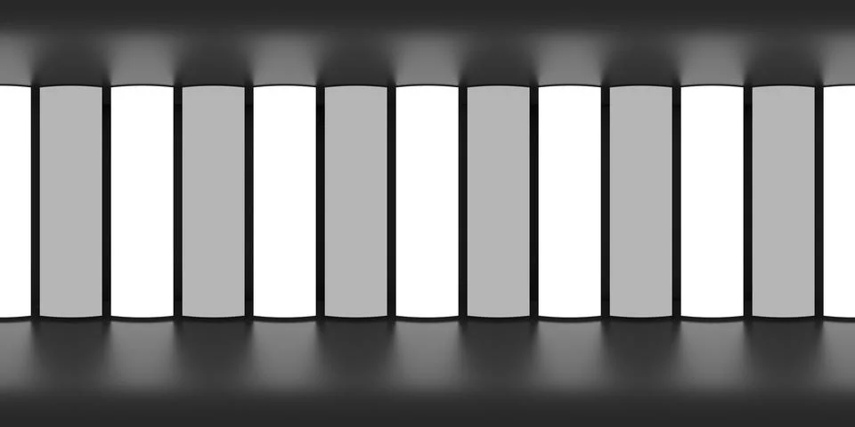 3d stripes light hdri map Illustration
