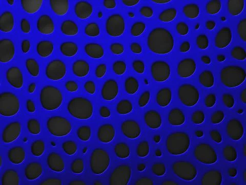 3D structural mesh organic background Stock Illustration