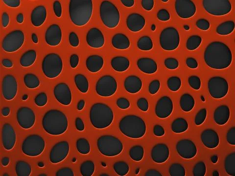 3D structural mesh organic background Stock Illustration