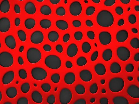 3D structural mesh organic background Stock Illustration