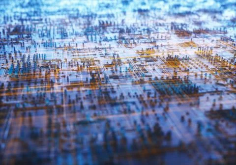 3D Structure Abstract Background Stock Illustration