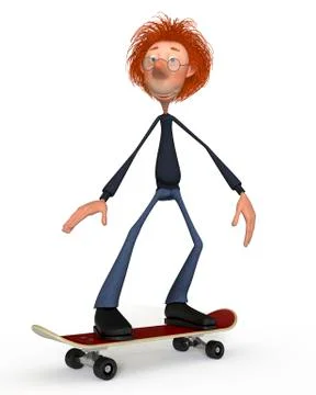 3d student athlete. Stock Illustration