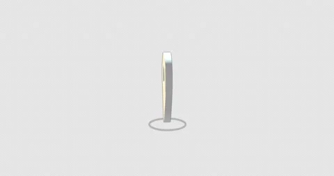 3D style map pointer icon. Flat animation design Isolated on black background Video stock 229128255