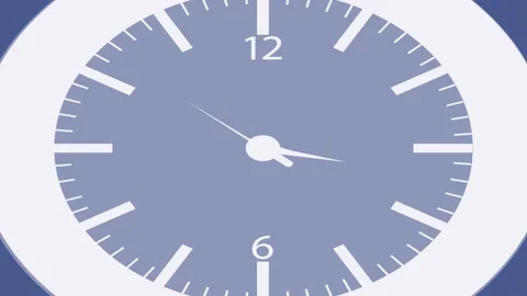3d stylish clock background animation Stock Footage 167079608