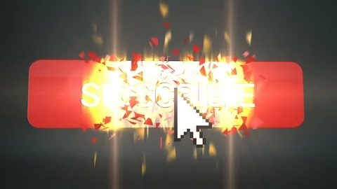 3D Subscribe Explosion on Black Stock Footage 105009150