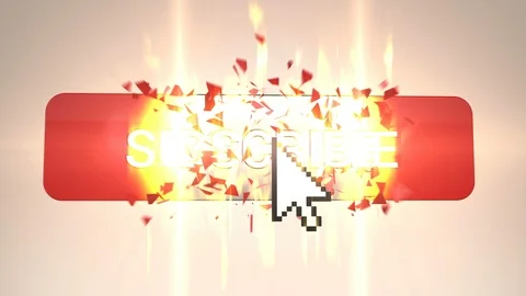 3D Subscribe Explosion on White Stock Footage 105009156