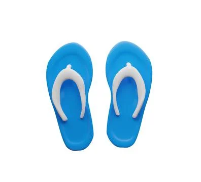 3d summer sandal. Stock Illustration