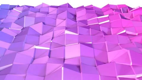 3d surface as 3d low poly abstract geometric background with modern gradient Stock Illustration