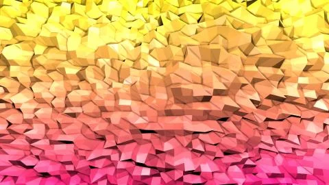 3d surface as 3d low poly abstract geometric background with modern gradient Illustrazione stock