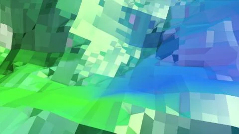 3d surface as 3d low poly abstract geometric background with modern gradient Stock Illustration