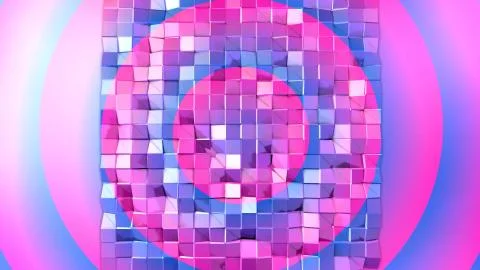 3d surface as 3d low poly abstract geometric background with modern gradient Stock Illustration