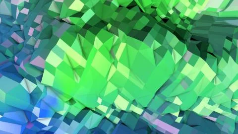 3d surface as 3d low poly abstract geometric background with modern gradient Illustrazione stock