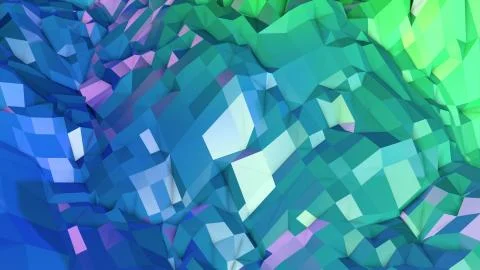 3d surface as 3d low poly abstract geometric background with modern gradient Illustrazione stock