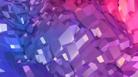 3d surface as 3d low poly abstract geometric background with modern gradient Illustrazione stock