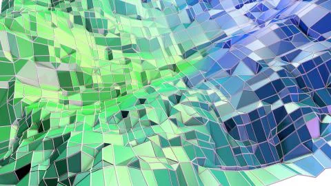 3d surface as 3d low poly abstract geometric background with modern gradient Stock Illustration