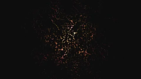 3d surface abstract background. gold color pattern format, 3d illustration .. Stock Footage 280335987