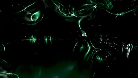 3d surface abstract background. green colors, liquid glass wave texture and.. Stock Footage 280831606