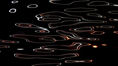 3d surface abstract background. orange white colors, wave texture, 3d illus.. Stock Footage 282422800