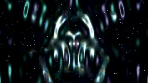 3d surface abstract background. purple blue colors, liquid glass wave textu.. Video stock 280335982