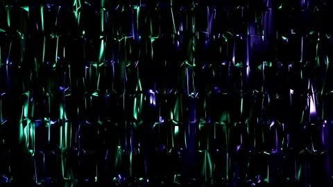 3d surface abstract background. purple green colors, glass wave texture, 3d.. Stock Footage 282422794