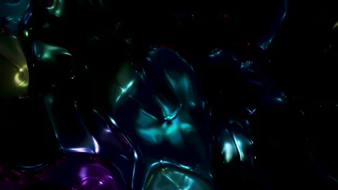 3d surface abstract background. rainbow colors, liquid glass wave texture, .. Stock Footage 279432650
