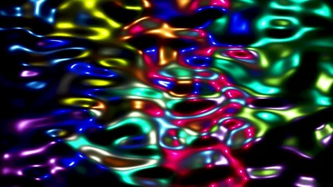 3d surface abstract background. rainbow colors, liquid glass wave texture, .. Stock Footage 282969646