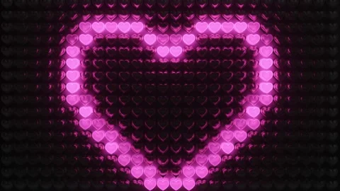 3d sweep light shape heart glow background Stock Footage 258930107