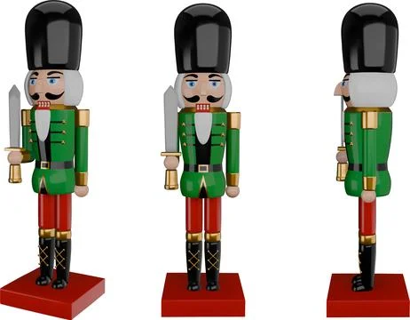 3d sword nutcracker Stock Illustration