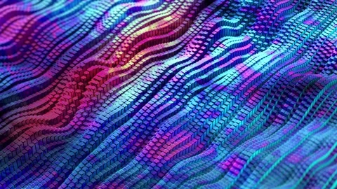 3D Synth Wave Looping Background 스톡 동영상 158956768