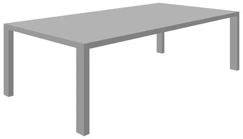 3d table. Vector illustration isolated on white background Stock Illustration