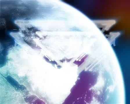 3D Target Earth Loop Stock Footage 8931838