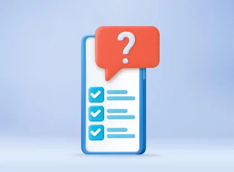 3d task management todo check Stock Illustration