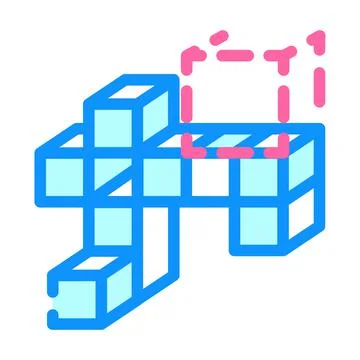 3d tasks color icon vector illustration color 스톡 일러스트