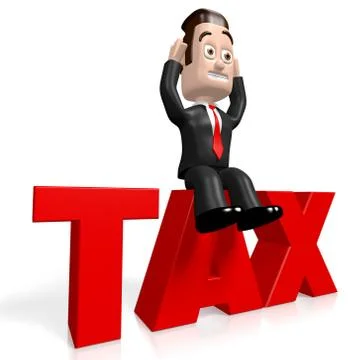 3D tax problem イラスト素材