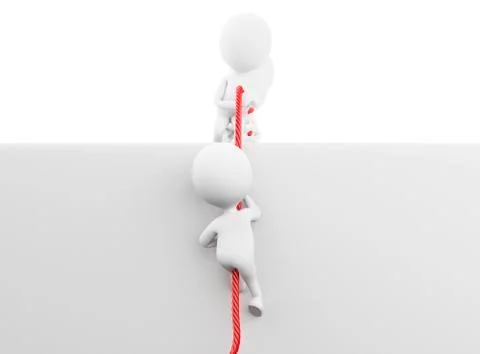 3d team work. Business concept. Stock Illustration